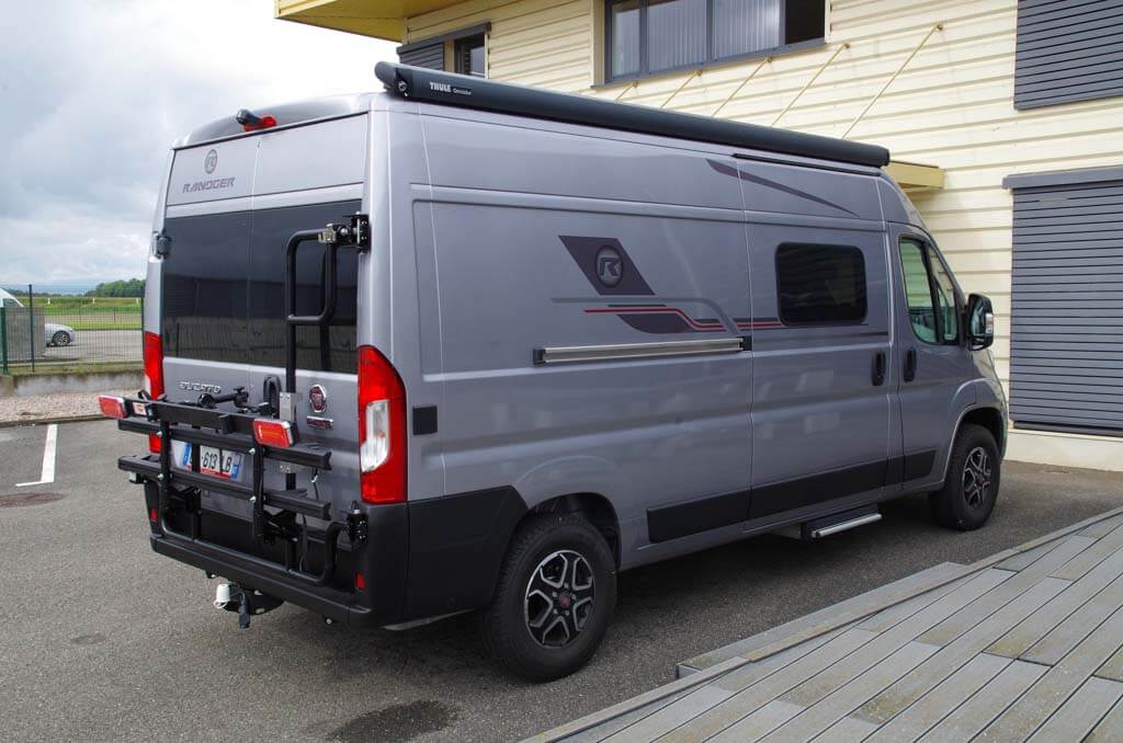 Porte-vélos VAN-BIKE 2 replié