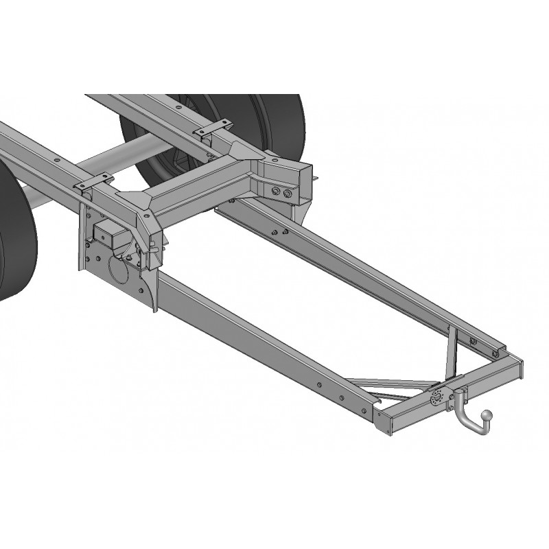 Attache-remorques pour camping-car avec châssis poids lourds Mercedes