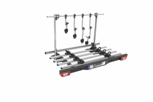 Porte-vélos pour camping-car Vario en version 4 vélos