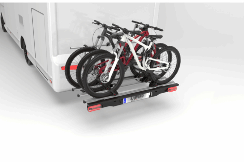 Porte-vélos Velo Sawiko avec 3 vélos installés