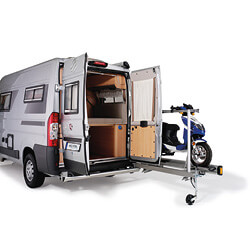 Porte-moto pour fourgon