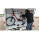 Lashing and securing of 2 electric bicycles installed in the Cargo Box 3XL motorhome box
