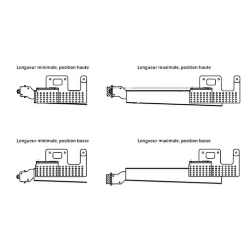 Anhängerkupplung für Renault Master 4 XDD Konfigurationen von Verlängerungen für Anhängerkupplung Renault Master 4 XDD