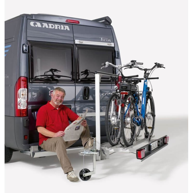 Porte-vélos fourgon Agito Top Porte-vélos fourgon Agito Top avec roue jockey