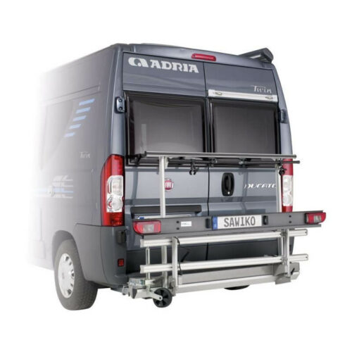 Fahrradträger Kastenwagen Agito Top Fahrradträger Kastenwagen Agito Top eingeklappt