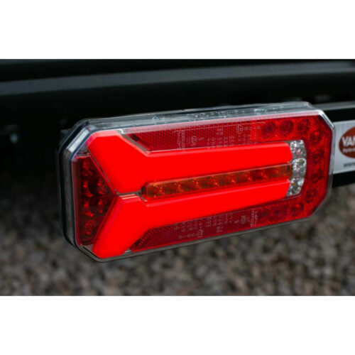 Porte-vélos VAN-BIKE 3 pour van Ford Custom Feux à LED du porte-vélos VAN-BIKE 3 pour van Ford Custom