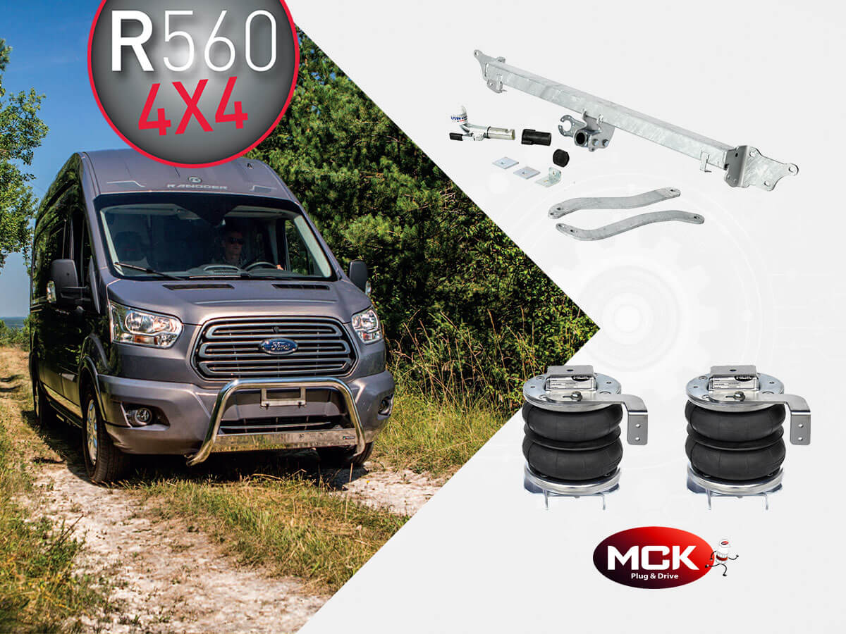 Hitch and suspension for Ford Randger R560 4x4