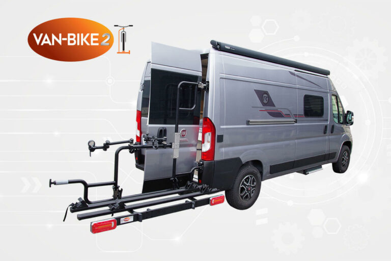 Nouveau porte-vélos Van-Bike 2 pour fourgon Fiat Ducato, Citroën Jumper et Peugeot Boxer
